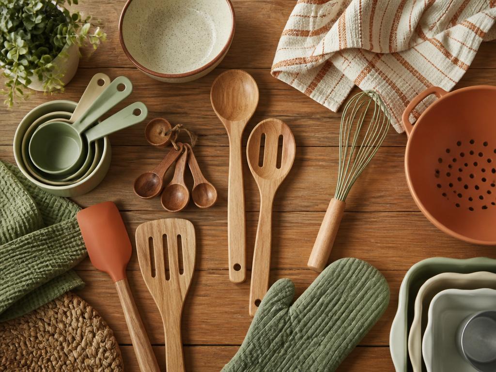 Utensílios de cozinha organizados